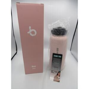 New Open Box Bask In Rose Pink Water Bottle 32 oz Insulated Stainless Steel